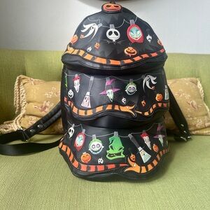 Loungefly Black and Orange Nightmare Before Christmas Bag